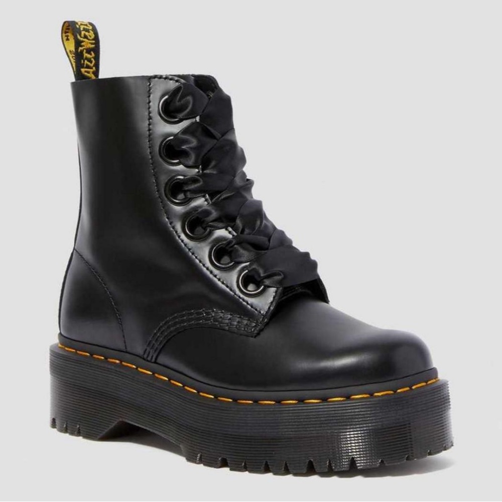 Dr. Martens Molly Women’s Leather Platform Boots